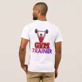 男性トレーナー 女性トレーナー向けTシャツ Tシャツ (裏面フル)