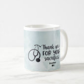 男性ナースパーソナライズされたコーヒーマグ コーヒーマグカップ (正面右)