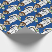 男性ナース包装紙 ラッピングペーパー (角)