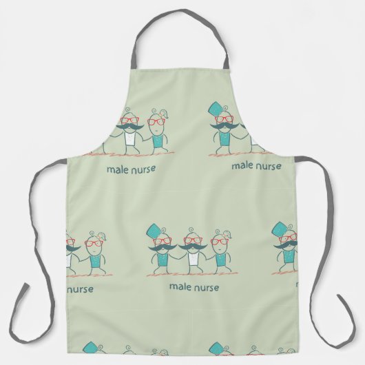男性ナース エプロン (正面)