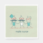 男性ナース スタンダードランチョンナプキン (正面)