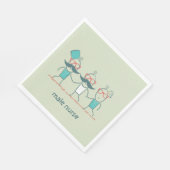 男性ナース スタンダードランチョンナプキン (角)