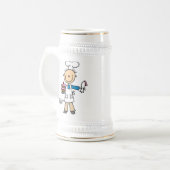 男性パン職人 ビールジョッキ (正面左)