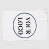 男性パーソナライズされたギフトゴルファーカスタマイズロゴ ゴルフタオル (横)