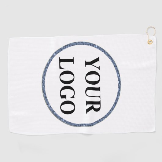 男性パーソナライズされたギフトゴルファーカスタマイズロゴ ゴルフタオル (横)