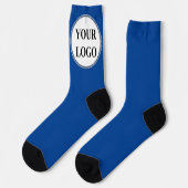 男性パーソナライズされたギフトマンリーテンプレートロゴ ソックス (左)