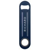 男性パーソナライズされたギフト |名前をカスタムするボトルオープナー スピード栓抜き (正面)