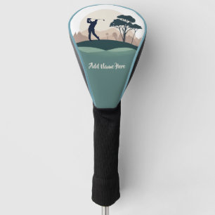 男性パーソナライズされたゴルファーデザインヘッドカバー ゴルフヘッドカバー