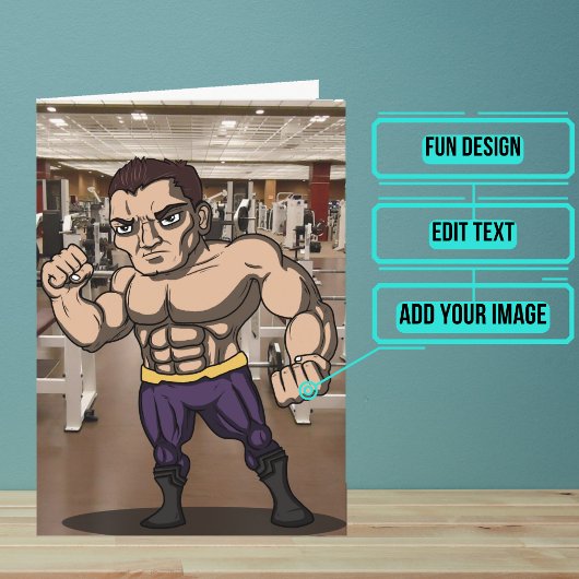 男性パーソナルトレーナー誕生日 カード