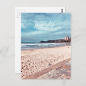 男性ビーチレトロオーストラリア旅行 ポストカード (正面/裏面)