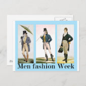 男性ファッション.jpg ポストカード (正面/裏面)