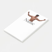 男性フィットネスモデルThunder_Cove ポストイット (アングル)