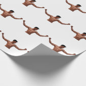 男性フィットネスモデルThunder_Cove ラッピングペーパー (角)