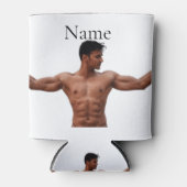 男性フィットネスモデルThunder_Cove 缶クーラー (正面)