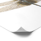 男性ブラックサドルバッグトンフライ水色 ポスター (角)