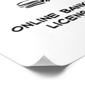 男性プリントはオンライン漫画の紙幣を所有している ポスター (角)