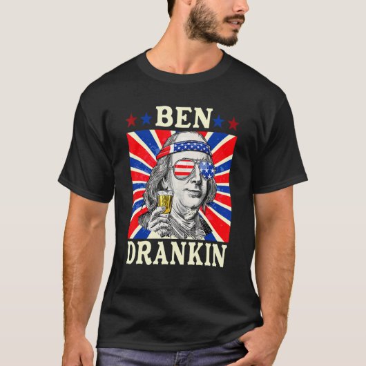 男性ベンドランキン 7月4日 Tシャツ (正面)
