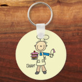 男性ベーカー キーホルダー (正面)