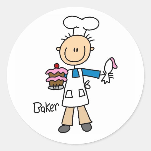 男性ベーカー ラウンドシール (正面)