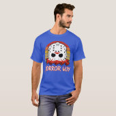 男性ホラー好き80年代ホラー・スラッシャー映画ファン ハロウィン Tシャツ (正面フル)