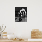 男性ボーリング ポスター (キッチン)