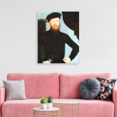 男性ポートレート – 若い方のクランチ – c1564 キャンバスプリント (インサイチュ (リビング))