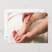 男性マッサージ足 ポストカード (正面/裏面)