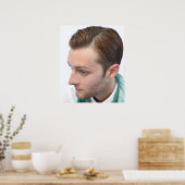 男性モダンの散髪ポスター ポスター (キッチン)