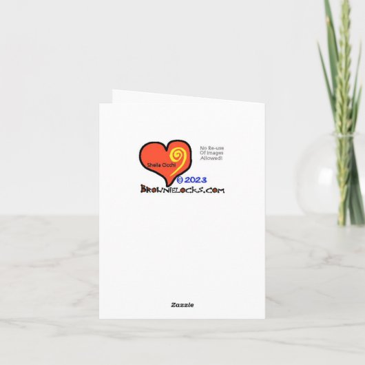 男性モルティシャン式棺のグリーティングカード カード (裏面)