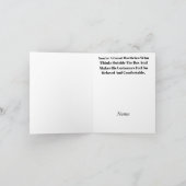 男性モルティシャン式棺のグリーティングカード カード (内部)