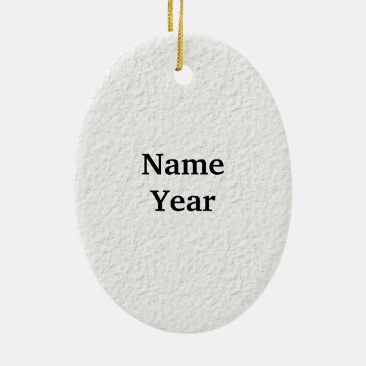 男性モルティシャン計測棺桶オーナメント セラミックオーナメント (裏面)