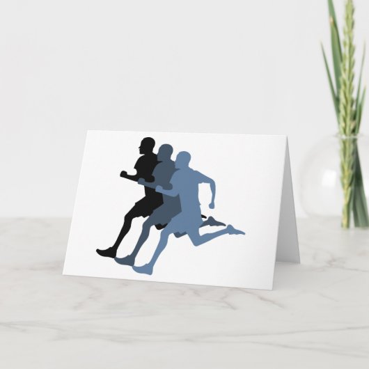 男性ランナー カード (正面)