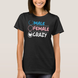 男性レインボー熱狂するプライドLGBTQトランスジェンダー Tシャツ