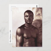 男性ヴィンテージ男性フォトマルティニーク葉書 ポストカード (正面/裏面)