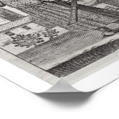 男性中国の、勘定科目からの一般摘要 ポスター (角)