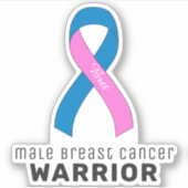男性乳がんビニールシール シール (正面)