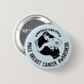 男性乳がん認識度ボタン 缶バッジ (正面&裏面)
