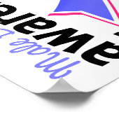 男性乳がん認識度5 ポスター (角)