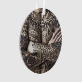 男性体の入れ墨の写真 オーナメント (正面)