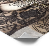 男性体タトゥー写真 ポスター (角)