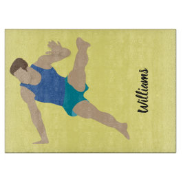 男性体操選手 カッティングボード