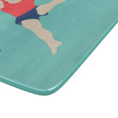 男性体操選手 カッティングボード (角)