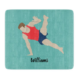 男性体操選手 カッティングボード