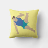 男性体操選手 クッション (裏面)