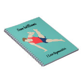 男性体操選手 ノートブック (右側)