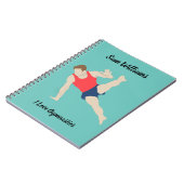 男性体操選手 ノートブック (左側)
