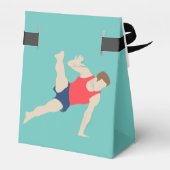 男性体操選手 フェイバーボックス (裏面サイド)