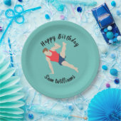 男性体操選手 ペーパープレート (パーティー)