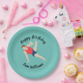 男性体操選手 ペーパープレート (パーティー)