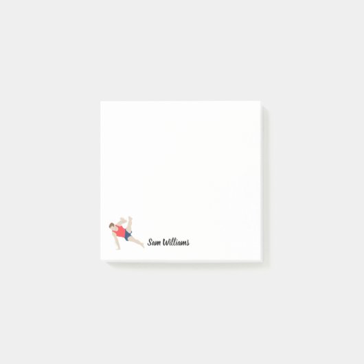 男性体操選手 ポストイット (正面)